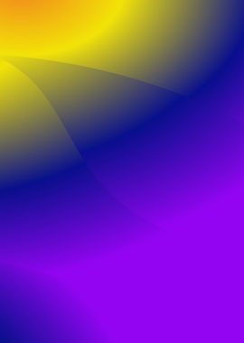 Vibrant gradient yellow to a deep purple