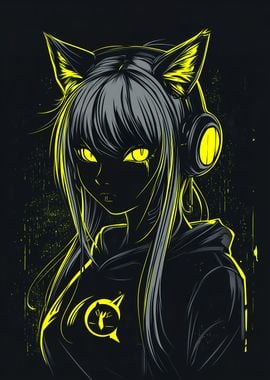 Cyberpunk Anime Girl