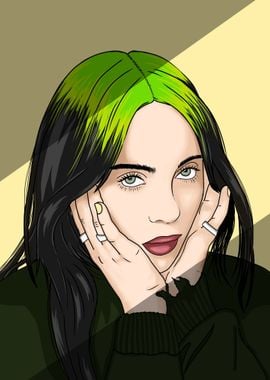 Billie Eilish Digital Art