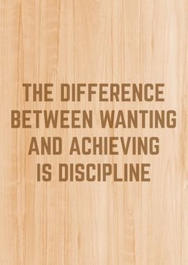 Discipline Quote