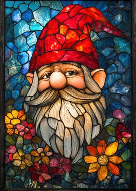 Stained Glass Gnome