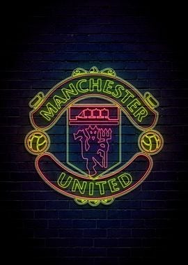 Manchester United Neon