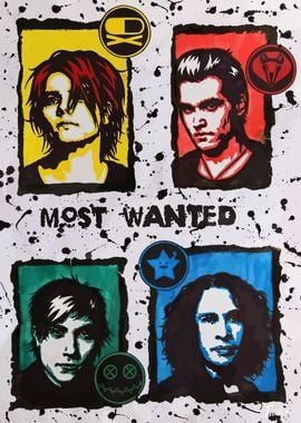 My Chemical Romance Wanted Poster