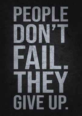 Fail vs Give Up - Success Motivational