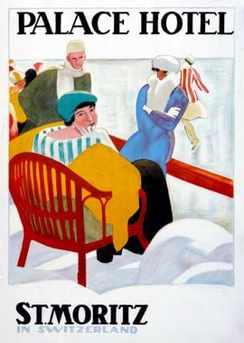 Palace Hotel St. Moritz Poster