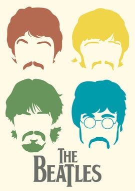 The Beatles Silhouette