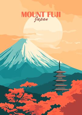 Mount Fuji Japan Poster