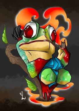 Smoking Frog