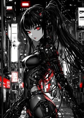 Cyberpunk Anime Girl