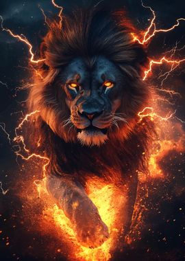 Fiery Lion