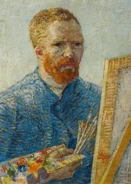 Self-Portrait with Easel