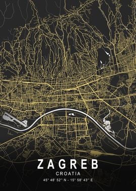 Zagreb Slver City Map