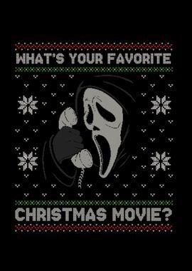 Ghostface Christmas Sweater