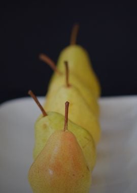 Pears in a Row