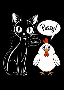 Cat and Chicken