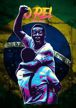 Pele Tribute Poster