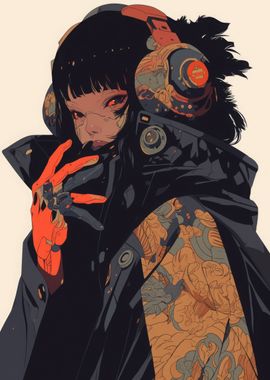 Cyberpunk Anime Girl