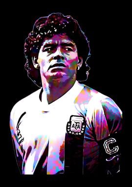 Diego Maradona Portrait