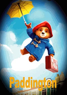 Paddington Bear Flying