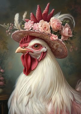 Rooster in a Hat