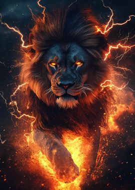 Fiery Lion