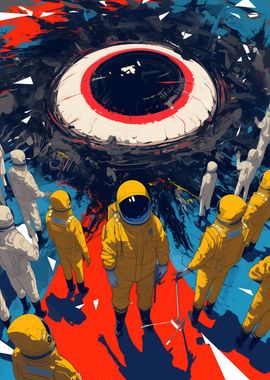 Astronauts and Giant Eye