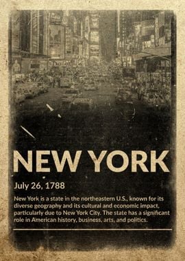 Vintage New York City Poster