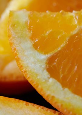 Orange Slice Close-Up