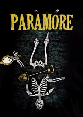 Paramore Skeleton Poster