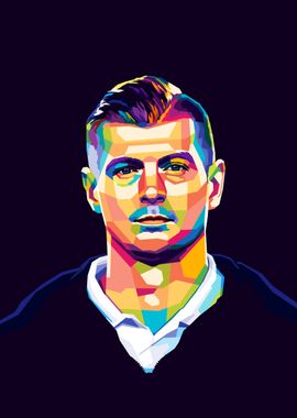 Kroos Football Player Pop Art