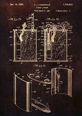 Pocket Lighter Patent