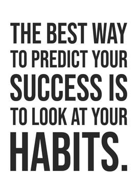 Success Habits Quote