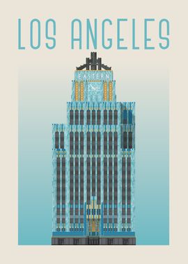 Los Angeles Skyline Architectural Illustration