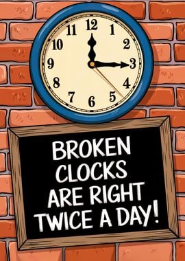 Broken Clocks Quote