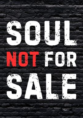 Soul Not For Sale Vintage