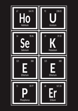 Housekeeper Periodic Table of Elements