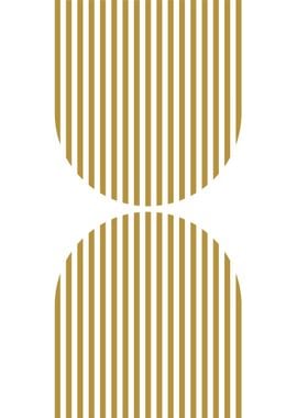 Gold Stripe Abstract