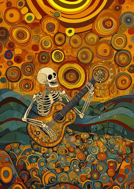 Sugar Skeleton Guitarist