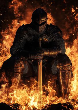 Knight in Flames