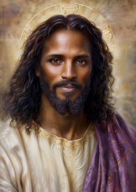 African American Jesus Christ Portrait