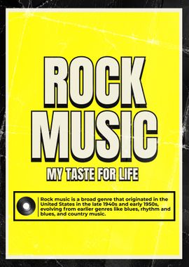 Rock Music Poster