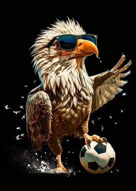 Cool Eagle Soccer Player