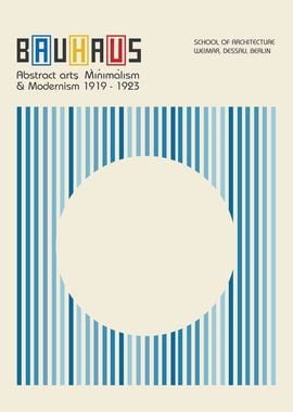 Bauhaus Abstract Art Poster