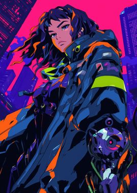 Cyberpunk Anime Girl