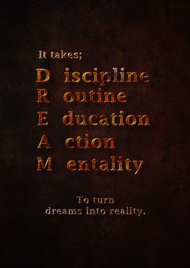 DREAM Acronym Poster