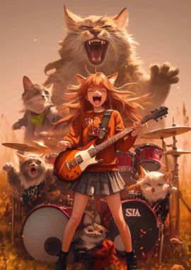 Cat Band Rock