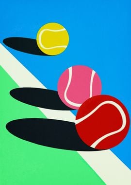 Tennis Ball Abstract