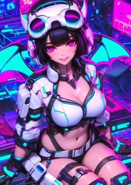 Cyberpunk Anime Girl