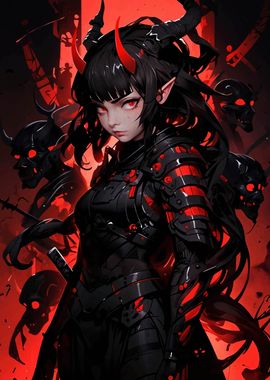 Demonic Samurai Girl