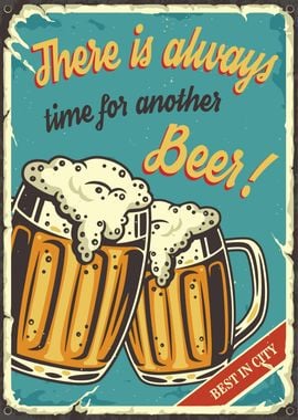 Beer Poster - Always Time